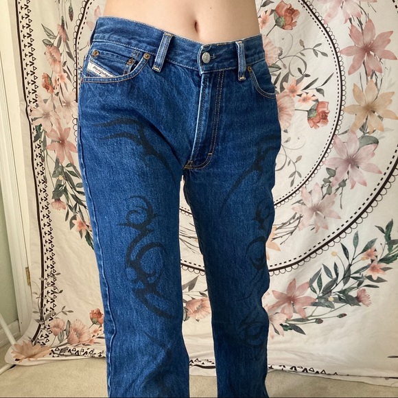 black flame jeans